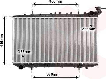 TQ TQ-13002094 - Радиатор, охлаждане на двигателя vvparts.bg