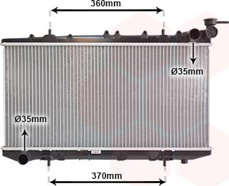 TQ TQ-13002102 - Радиатор, охлаждане на двигателя vvparts.bg