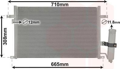 TQ TQ-81005056 - Кондензатор, климатизация vvparts.bg