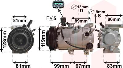 TQ TQ-8200K414 - Компресор, климатизация vvparts.bg