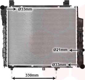 TQ TQ-30002155 - Радиатор, охлаждане на двигателя vvparts.bg