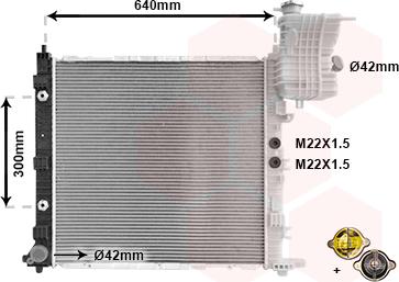 TQ TQ-30002243 - Радиатор, охлаждане на двигателя vvparts.bg