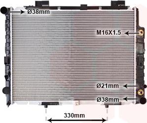 TQ TQ-30002283 - Радиатор, охлаждане на двигателя vvparts.bg