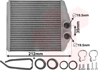 TQ TQ-37006354 - Топлообменник, отопление на вътрешното пространство vvparts.bg