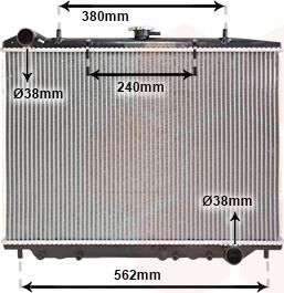 TQ TQ-37002456 - Радиатор, охлаждане на двигателя vvparts.bg