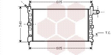 TQ TQ-37002022 - Радиатор, охлаждане на двигателя vvparts.bg