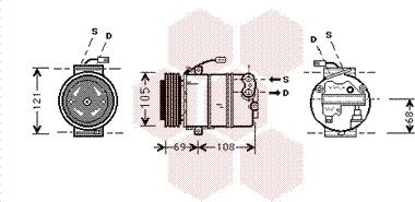 TQ TQ-3700K373 - Компресор, климатизация vvparts.bg