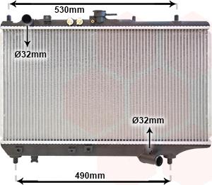 TQ TQ-27002071 - Радиатор, охлаждане на двигателя vvparts.bg