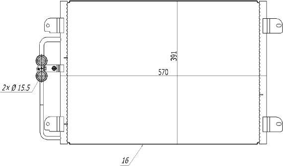 TQ TQ-HL-350 - Кондензатор, климатизация vvparts.bg