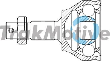 TrakMotive 40-0796 - Каре комплект, полуоска vvparts.bg