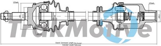 TrakMotive 30-1737 - Полуоска vvparts.bg