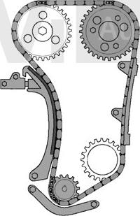 Trevi Automotive KC1045 - Комплект ангренажна верига vvparts.bg