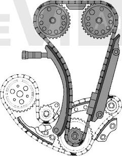 Trevi Automotive KC1040 - Комплект ангренажна верига vvparts.bg