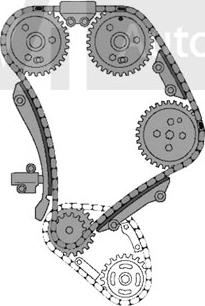 Trevi Automotive KC1042 - Комплект ангренажна верига vvparts.bg