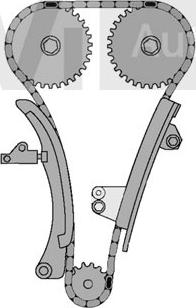 Trevi Automotive KC1026 - Комплект ангренажна верига vvparts.bg