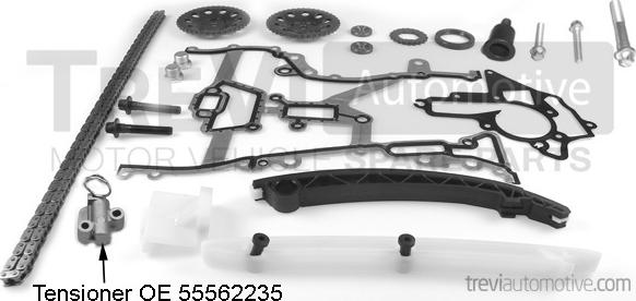 Trevi Automotive KC1143 - Комплект ангренажна верига vvparts.bg