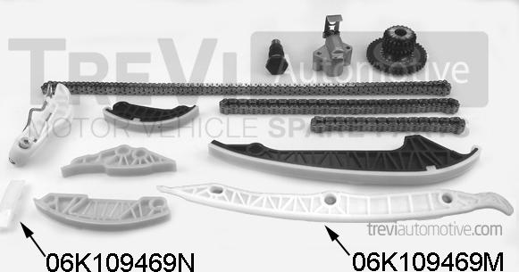 Trevi Automotive KC1158 - Комплект ангренажна верига vvparts.bg