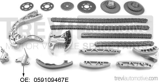 Trevi Automotive KC1152 - Комплект ангренажна верига vvparts.bg