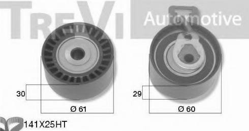 Trevi Automotive KD1475 - Комплект ангренажен ремък vvparts.bg