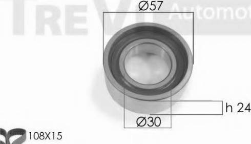 Trevi Automotive KD1048 - Комплект ангренажен ремък vvparts.bg