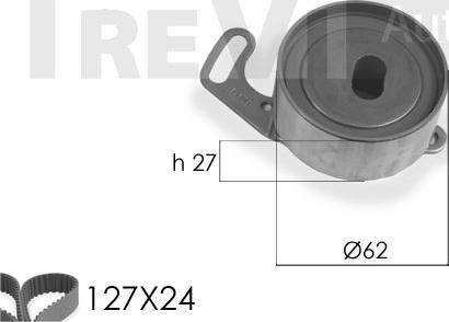 Trevi Automotive KD1241 - Комплект ангренажен ремък vvparts.bg