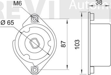 Trevi Automotive TA1557 - Ремъчен обтегач, пистов ремък vvparts.bg