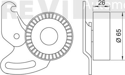 Trevi Automotive TA1574 - Паразитна / водеща ролка, пистов ремък vvparts.bg