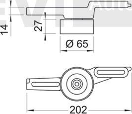 Trevi Automotive TA1061 - Паразитна / водеща ролка, пистов ремък vvparts.bg