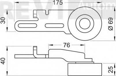 Trevi Automotive TA1062 - Паразитна / водеща ролка, пистов ремък vvparts.bg