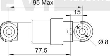 Trevi Automotive TA1167 - Демпер (успокоител-трепт.вибр.), пистов ремък vvparts.bg