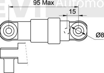 Trevi Automotive TA1114 - Демпер (успокоител-трепт.вибр.), пистов ремък vvparts.bg