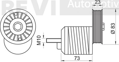 Trevi Automotive TA1178 - Ремъчен обтегач, пистов ремък vvparts.bg