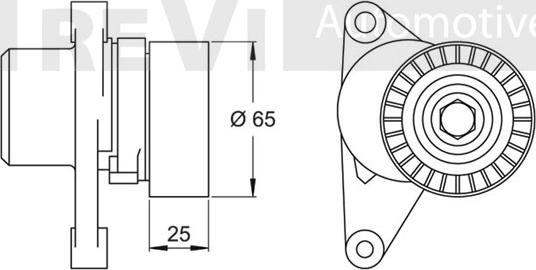 Trevi Automotive TA1890 - Ремъчен обтегач, пистов ремък vvparts.bg