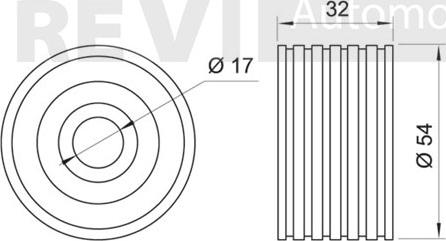 Trevi Automotive TD1565 - Паразитна / водеща ролка, зъбен ремък vvparts.bg