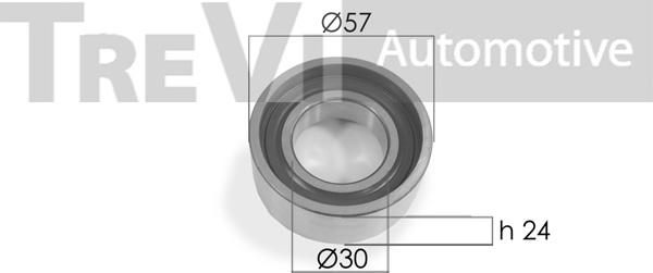 Trevi Automotive TD1506 - Паразитна / водеща ролка, зъбен ремък vvparts.bg