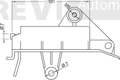 Trevi Automotive TD1518 - Демпер (успокоител-ртепт.вибр.), зъбен ремък vvparts.bg