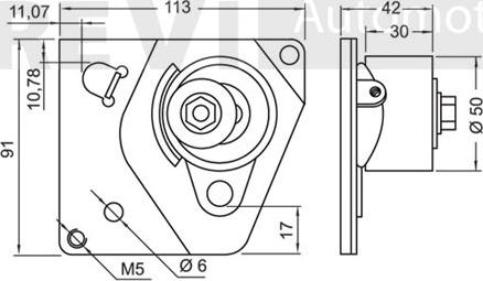 Trevi Automotive TD1643 - Обтягащо рамо, ангренаж vvparts.bg