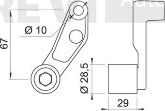 Trevi Automotive TD1272 - Паразитна / водеща ролка, зъбен ремък vvparts.bg