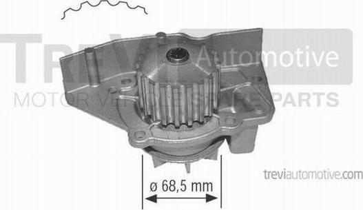 Trevi Automotive TP491 - Водна помпа vvparts.bg