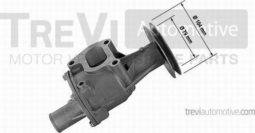 Trevi Automotive TP551 - Водна помпа vvparts.bg