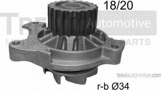 Trevi Automotive TP858 - Водна помпа vvparts.bg