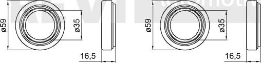 Trevi Automotive WB1912 - Комплект колесен лагер vvparts.bg