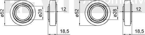 Trevi Automotive WB1759 - Комплект колесен лагер vvparts.bg