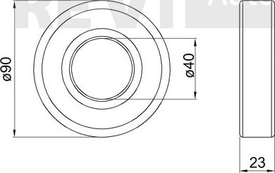 Trevi Automotive WB1752 - Комплект колесен лагер vvparts.bg