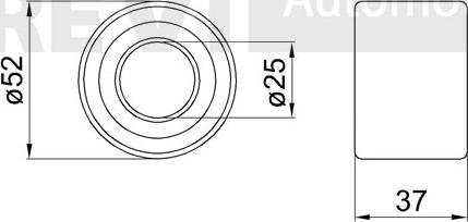 Trevi Automotive WB2076 - Комплект колесен лагер vvparts.bg