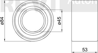 Trevi Automotive WB2191 - Комплект колесен лагер vvparts.bg