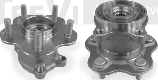 Trevi Automotive WB2219 - Комплект колесен лагер vvparts.bg