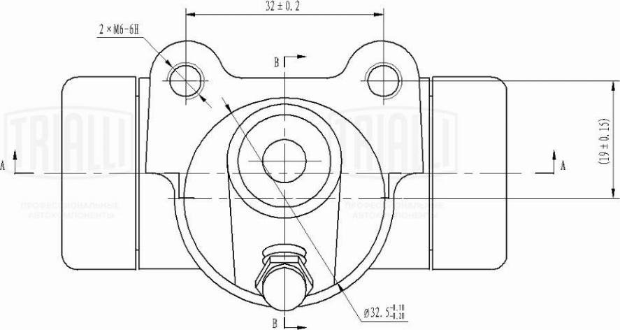 Trialli CF 0947 - Спирачно цилиндърче на колелото vvparts.bg