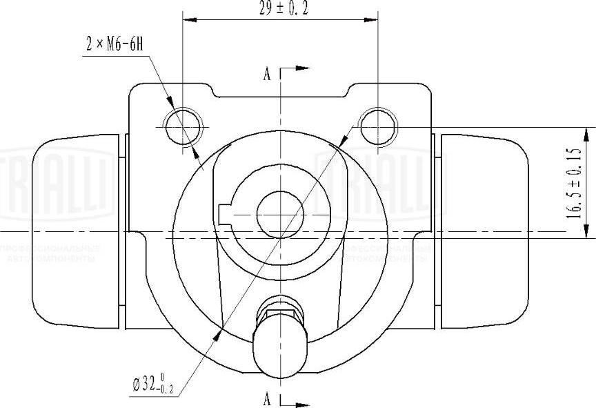 Trialli CF 0127 - Спирачно цилиндърче на колелото vvparts.bg