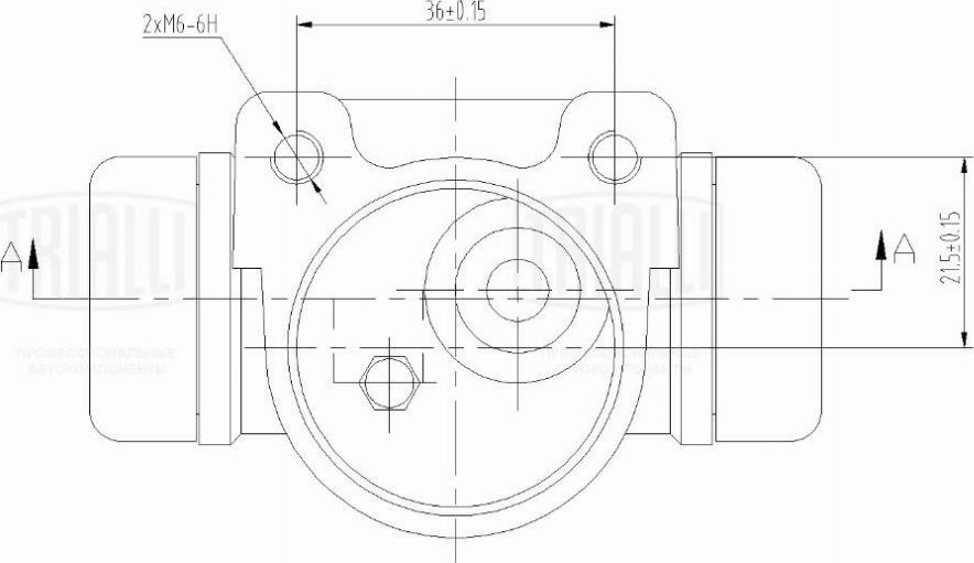 Trialli CF 0315 - Спирачно цилиндърче на колелото vvparts.bg